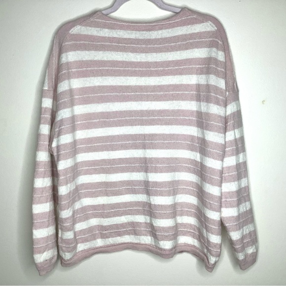 < All Saints Pink Striped Sweater > - Picture 5 of 5